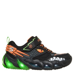 Pantofi sport băieți Skechers Skech-O-Saurus Lights 3.0 Negru - 400175LC/BKLM - cu luminițe