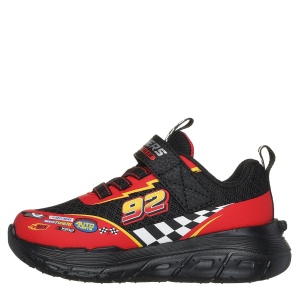 Pantofi sport băieți Skechers Skech Tracks Black Red Multi — vedere din față