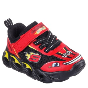 Pantofi sport băieți Skechers Thermo Flash Wheel Buddies Red - Img 2