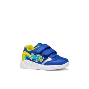 Geox Pantofi sport baieti Sprintye Boy Royal Yellow B654UA-01454-C0335 încălțăminte copii bigstep