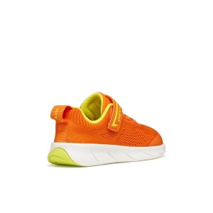 Geox Pantofi sport baieti Foot-Run Boy Orange Lime Green J65PDB-06K9J-C2T3S incaltaminte copii bigstep