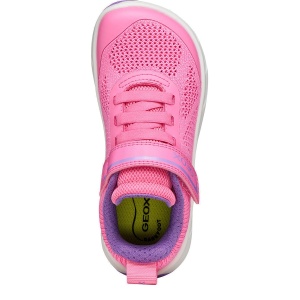 Pantofi sport barefoot fete Geox Foot-Run Girl Pink Lavender — vedere de sus