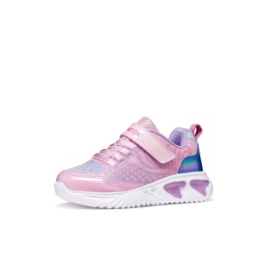 Geox Pantofi sport fete Assister Girl Pink Lilac J65E9A-0ASPV-C8842  încălțăminte copii bigstep