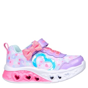 Pantofi sport fete Flutter Heart Lights Lavender Hot Pink N