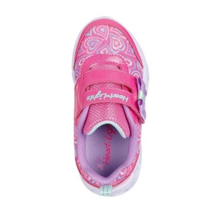 Skechers Pantofi sport fete Heart Lights Boogie Land Hot Pink N 303258N-HPMT