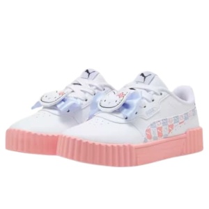 Pantofi sport fete Puma Carina 3.0 HK FR PS Whte Pink - Img 21