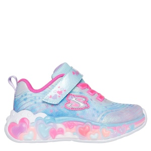 Pantofi sport fete Skechers Eternal Heart Lights Blue Multi mărimi 21-26