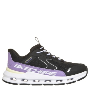 Pantofi sport fete Skechers Glide Step Vista Lane Black Purple