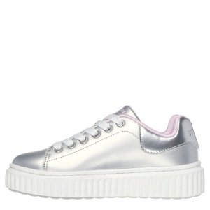 Pantofi sport fete Skechers Hi Ridge Superstardom Silver Multi - Img 3