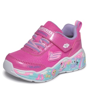 Pantofi sport fete Skechers Play Scene Roz - 303192N/PKLV - lateral