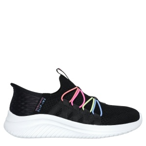 Pantofi sport fete Skechers Ultra Flex 3.0 Bungee Fun Black