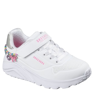 Pantofi sport fete Skechers Uno Lite Alb - 310810L/WSL - profil