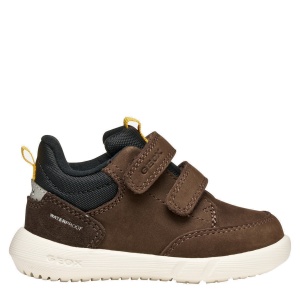 Pantofi sport Geox impermeabili Hyroo Brown Cotton Black