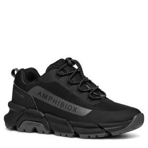 Pantofi sport impermeabili băieți Geox J Flexyper Plus Boy Black Dk Grey - J46LCC/0FU50/C0005 - față