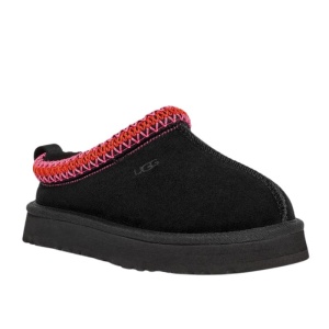 Saboti imblaniti fete Tazz Slipper Black Multi - Img 2