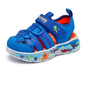 Skechers Sandale baieti 407041N/LTBL Play Scene Splash încălțăminte copii bigstep