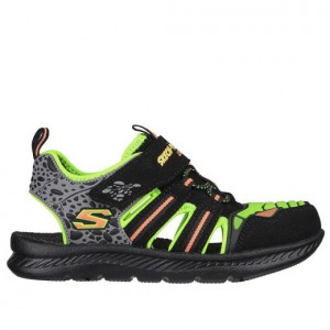 Skechers Sandale Baieti C Flex Sandal 2.0 Black Lime incaltaminte copii bigstep