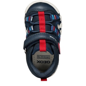 Sandale băieți Geox Iupidoo Navy/Red — vedere de sus