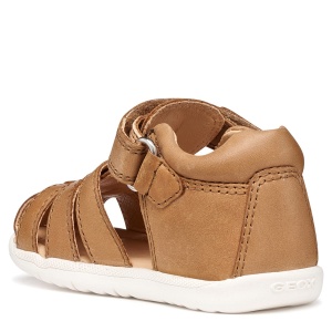 Sandale băieți Geox Sandal Macchia Boy Whisky — vedere din spate