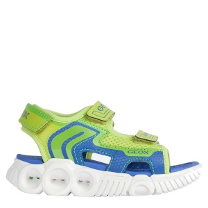 Sandale băieți Geox Wroom B.A Lime Royal