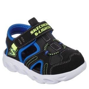 Sandale băieți Skechers Hypno Splash Sunzys Black Lime - Img 2