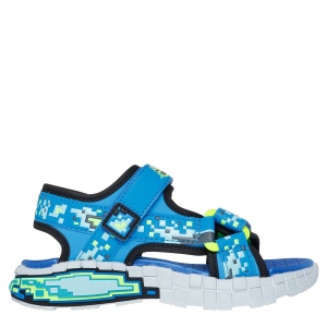Sandale băieți Skechers Mega Splash 4K Blue