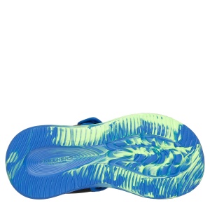 Sandale băieți Skechers Sola Glow Sandal Black Blue - Img 5