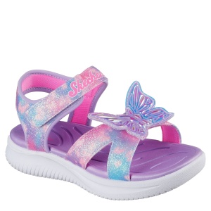 Sandale fete cu luminițe Skechers Jumpsters Sandal - Butterfly mărimi 27-30 — vedere în perspectivă