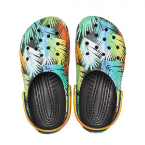 Sandale plaja baieti Classic Crocs Pool Party Clog K Multi