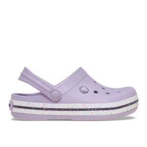 Sandale plaja fete Crocband Speckled Lavander