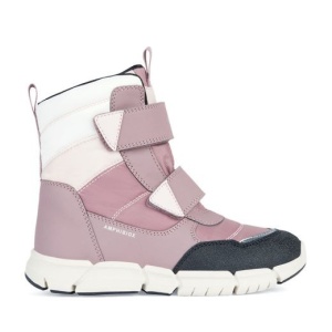 Geox Apreschi impermeabil fete J Flexyper G.B ABX Dk Rose incaltaminte copii bigstep