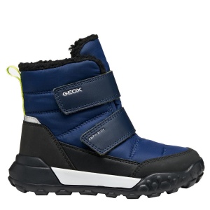 Apreschi impermeabil băieți Geox Trekkyup Boy B Abx Navy Lime
