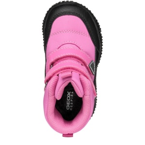 Apreschi impermeabil fete Geox Baltic Girl B ABX Fuchsia Black — vedere de sus