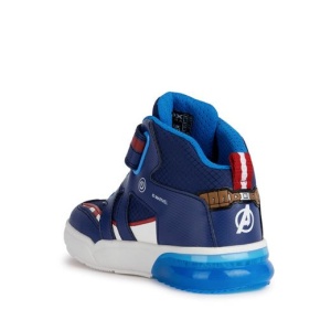 Geox Ghete baieti Captain America J Grayjay B.C Navy Red incaltaminte copii bigstep