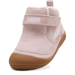 Ghete imblanite fete Puma Kitten Mid Premium V Inf Misty Pink-Powder Pink - 407459/03 - unghi 3/4