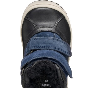 Ghete îmblănite impermeabile băieți Geox Omar WPF Black Navy - B462DC/04322/C4429 - detaliu