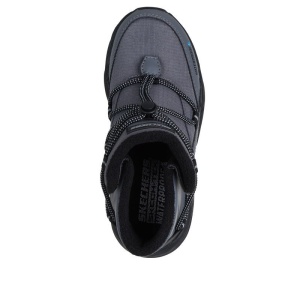 Skechers Ghete impermeabile copii Turbo Tread Storm Glider Charcoal L 406385L-CCBK incaltaminte copii bigstep