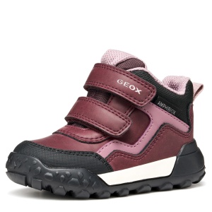 Ghete impermeabile fete Geox Trekkyup Girl B Abx Burgundy Rose - B566MB/0MEFU/C7329 - interior