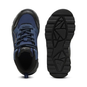 Puma Ghete Water Resistant baieti Evolve Trail PS Persian Blue Cool Dark Grey incaltaminte copii bigstep