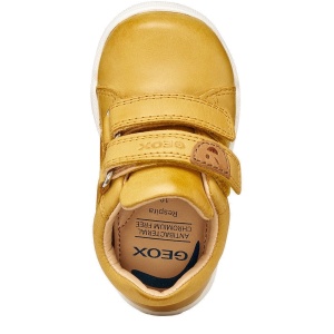 Pantofi băieți Geox Macchia Boy Ochre Yellow — vedere de sus