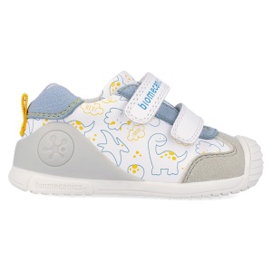 Pantofi băieți primii pași Biomecanics 262120-C050 Blanco
