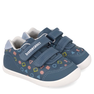 Pantofi barefoot băieți Biomecanics 262166 Petrol - Img 2