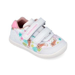 Biomecanics Pantofi barefoot fete 262156-A050 Blanco încălțăminte primii pasi bigstep