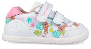 Biomecanics Pantofi barefoot fete 262156-A050 Blanco încălțăminte primii pasi bigstep