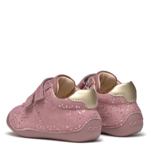 Pantofi bebeluși Geox Tutim Pink Platinum - B9440B/007NF/C8233 - perechea spate
