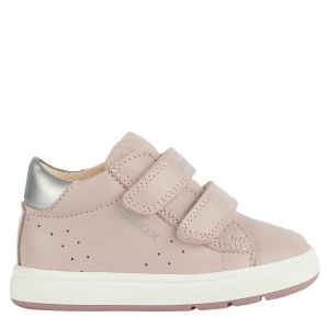 Pantofi fete Geox Biglia Girl Old Rose Silver