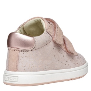 Pantofi fete Geox First Steps Biglia Girl Lt Rose - vedere din față - B044CC/00722/C8172