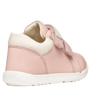 Pantofi fete Geox Macchia Girl Lt Rose Lt Ivory — vedere din față