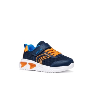 Geox Pantofi sport baieti Assister Boy Navy Orange B4663A-000CL-C1698 încălțăminte copii bigstep