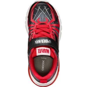 Geox Pantofi sport baieti Ciberdron Boy Black Red J55LBG-014CE-C0048